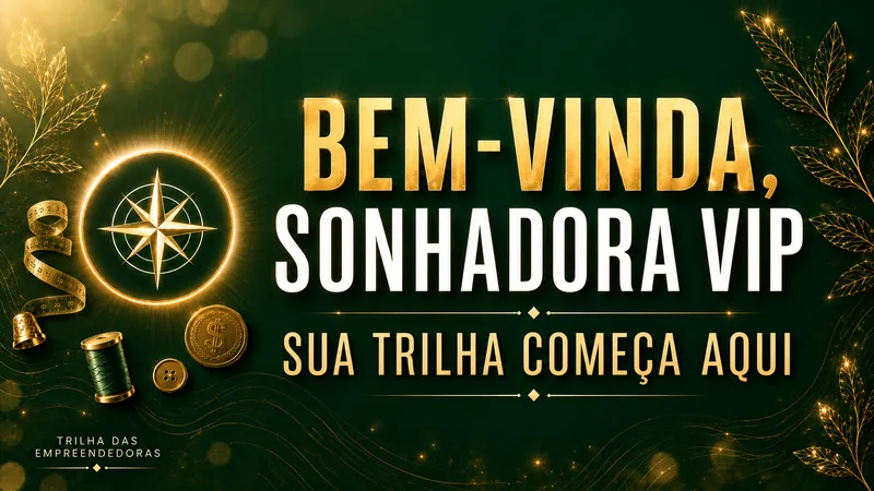 Capa da aula de boas-vindas da Trilha das Empreendedoras